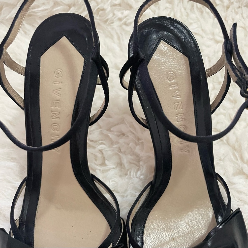 Givenchy Black Strap Heeled Sandals Size 7 - Picture 11 of 16